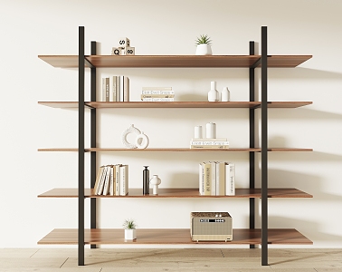 Shelf Bookshelf 3d model