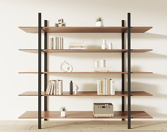 Shelf Bookshelf 3d model