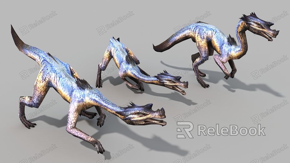 Dragon Beast Animal Monster Game Character Virtual Creatures model