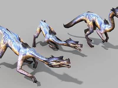 Dragon Beast Animal Monster Game Character Virtual Creatures model