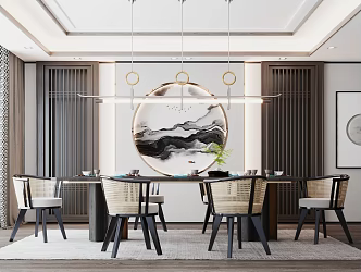 New Chinese Restaurant 3d model