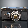 Contex Vintage Electronic Camera With Classic Design And Retro Photography Features 3d model