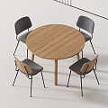 Modern leisure tables and chairs 3d model