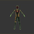 Science Fiction Warrior Future Warrior Next Generation Warrior Super Soldier Magic Warrior Super Soldier Science Fiction Soldier 3d model