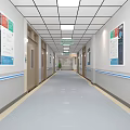 Modern Reception Area With Curved Front Desk Wood White Finish And Ceiling Lights