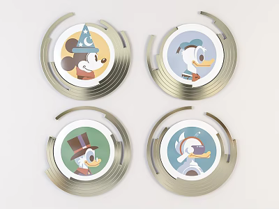 Modern Wall Decorative Home Decoration Pendant 3d model