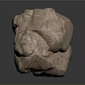 Rock Block Rock Block Rock Specimen Boulder Big Stone Block Rock Stratum Rock Stratum Rock Stratum Rock 3d model