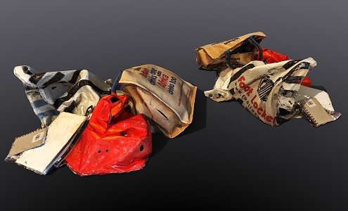 Old living things, old bags 3d model