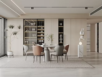 Modern Restaurant 3d model