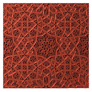 Modern background wall decorative panel 3d model