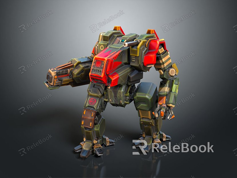 Mech Warrior Mech Soldier Machine Battlearm Mechanical Battlearm Machine Fighter Robot model