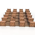Practical Wooden Storage Cabinets Multiple Arrangement For Home Organization Design