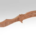 Copper Vintage Decorative Ornament Set With Comb Design For Home
