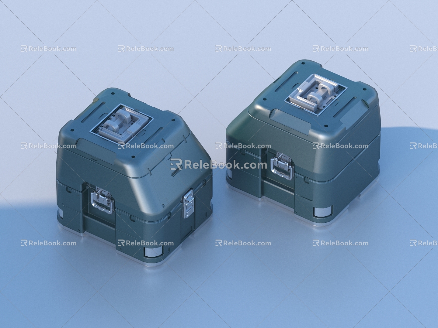 Toolbox Trunk Storage Box 3d model