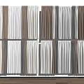 Modern Curtains 3d model