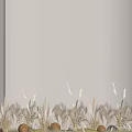 Modern landscape sketch luminous partition 3d model