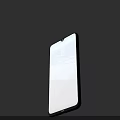 Modern Electronic Smartphone With Full Screen Display And Black Frame Design