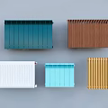 Modern Radiator 3d model
