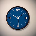 Various Modern Wall Clocks With White Blue Red Black Dials And Stylish Designs