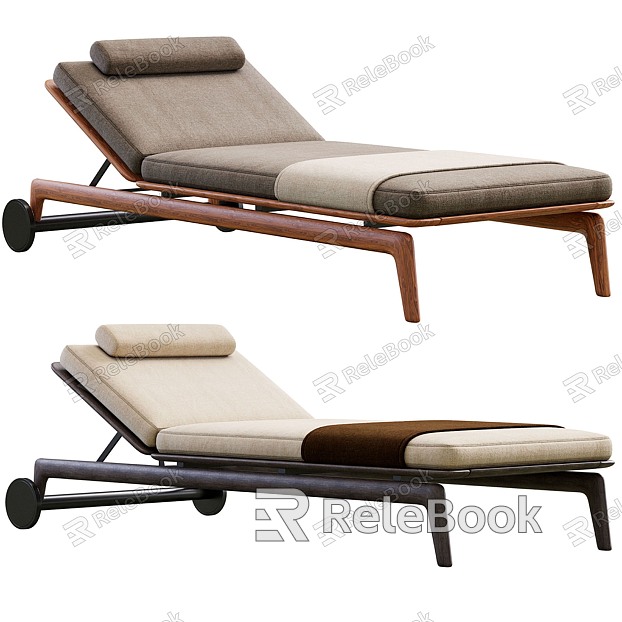 Outdoor lounge chair model