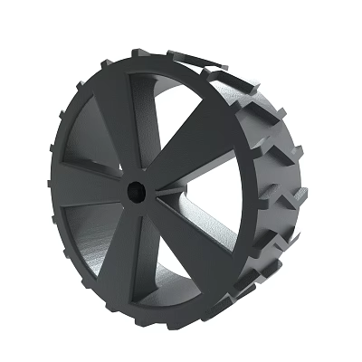 Black Plastic Wheel With Spokes And Lugged Edge 3d model Black Plastic Wheel With Spokes And Lugged Edge 3d model