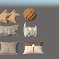 Decorative Pillows with Various Shapes Cute Patterns and Diverse Designs for Home Decoration