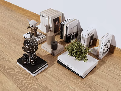 Books Book Ornaments Decoration Ornaments Furnishings 3d model