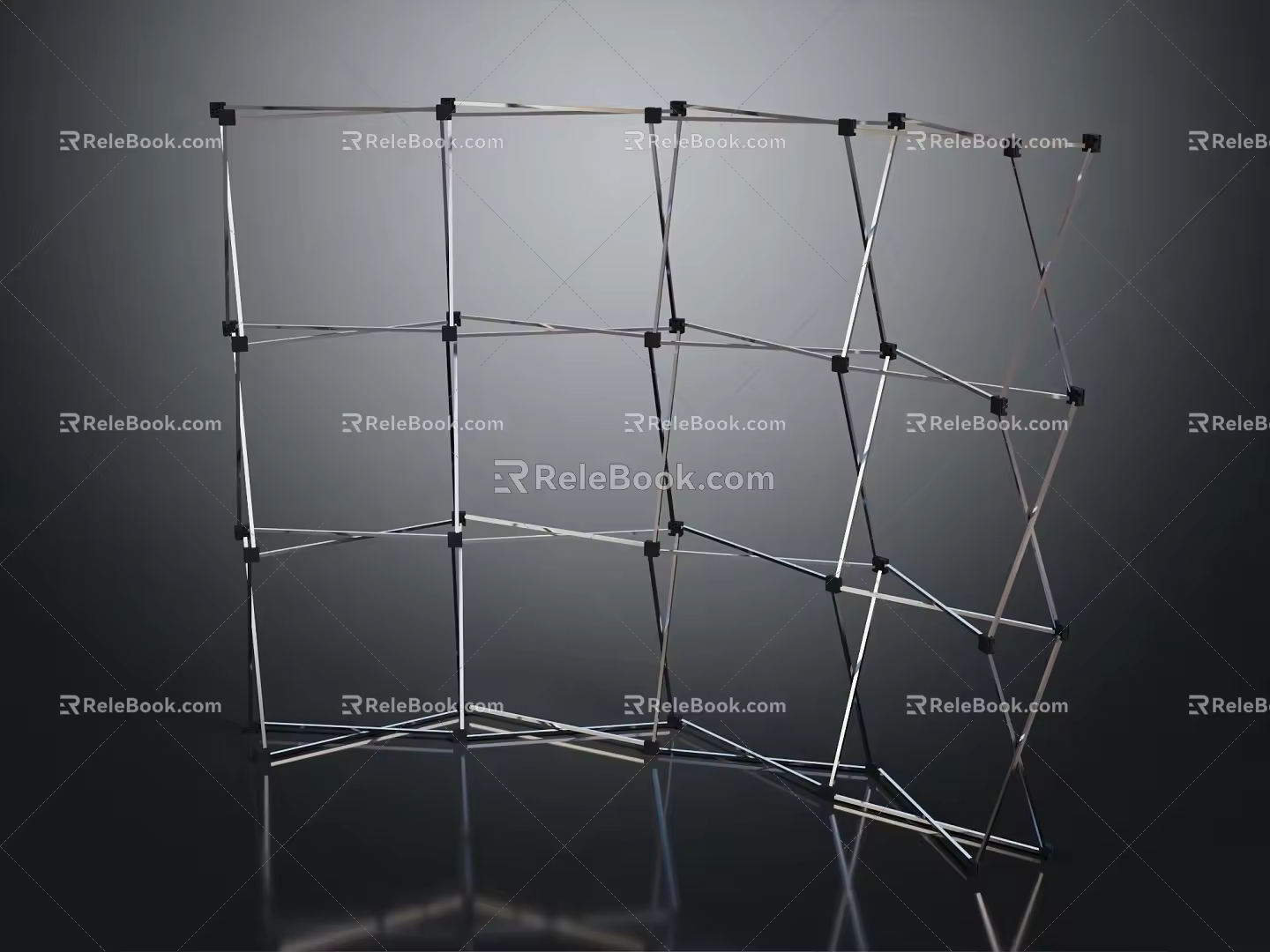 Modern Mesh Spider Structure Web 3d model