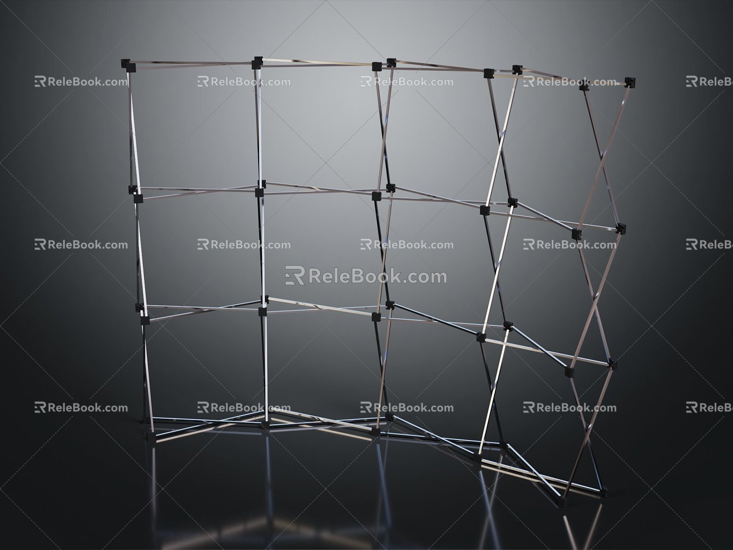 Modern Mesh Spider Structure Web 3d model