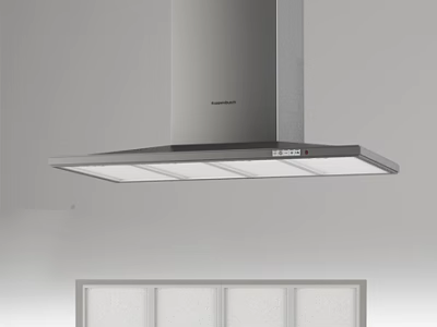 Modern Kitchen Range Hood Essential Kitchen Appliance With Stainless Steel Design 3d model
