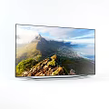 Ultra Slim Modern TV Featuring High Definition Scenic Landscape
