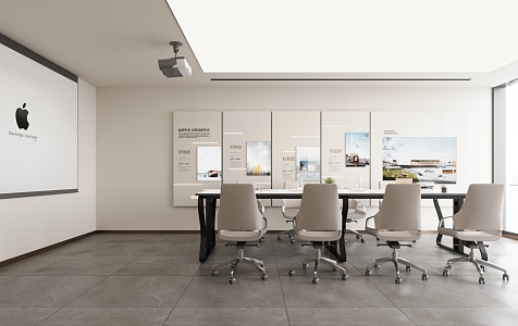 Modern Meeting Room Small Meeting Room 3d model