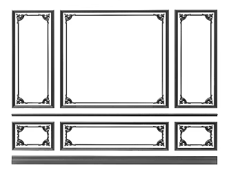 Jane Europe plaster line 3d model