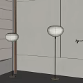 Modern advanced Chinese floor lamp 3d model