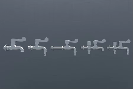 Modern faucet 3d model