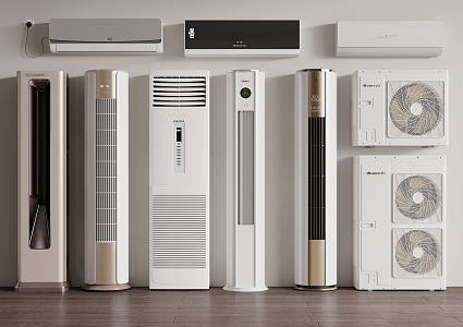 Modern air conditioner 3d model