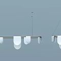 Modern chandelier 3d model