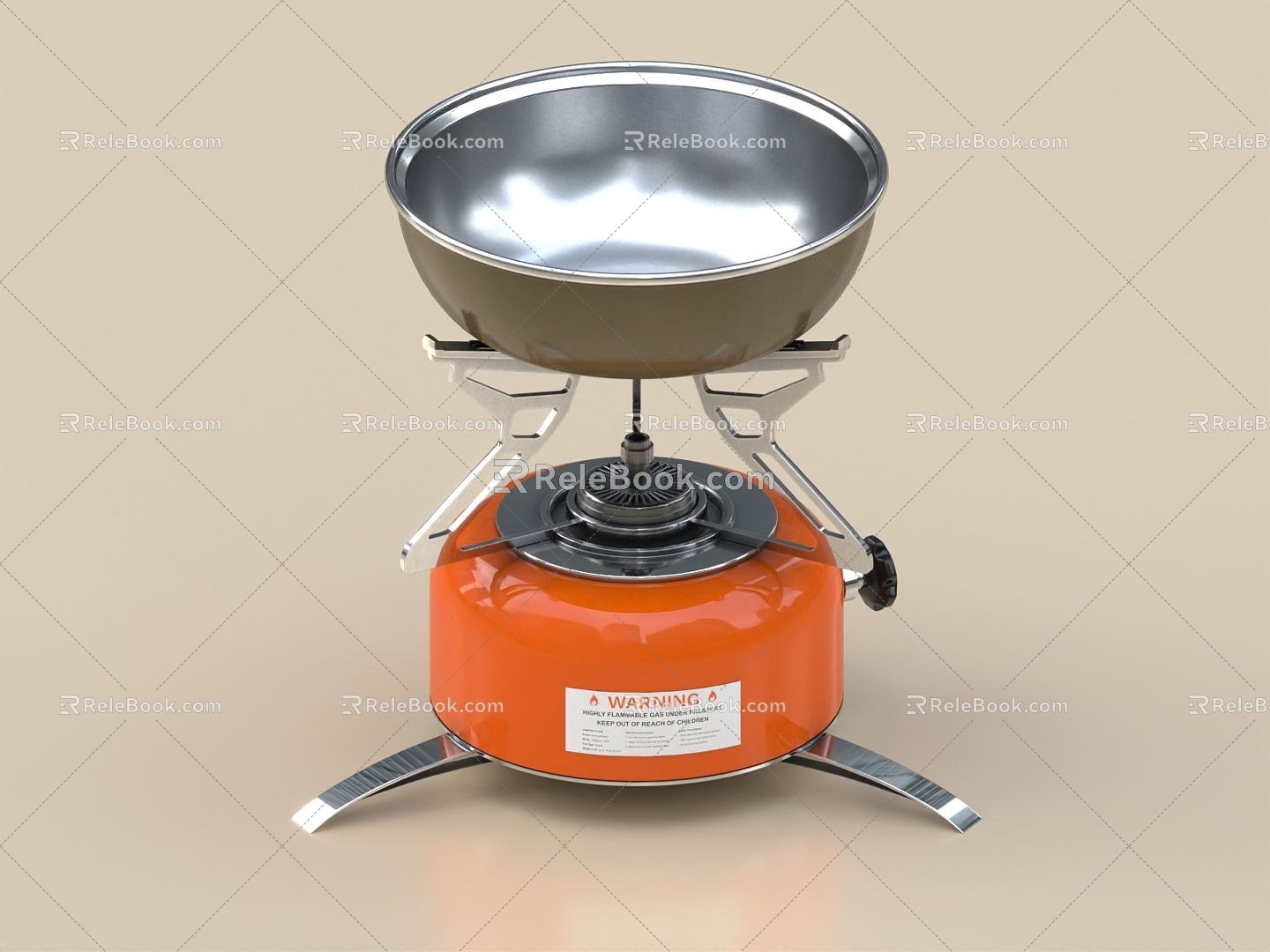 Outdoor Gas Stove Portable Gas Stove Portable Gas Stove Boiler Portable Stove Camping Equipment 3d model