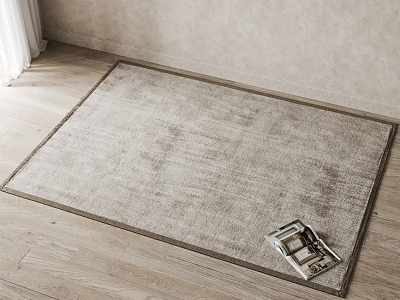 Quiet Square Carpet 3d model