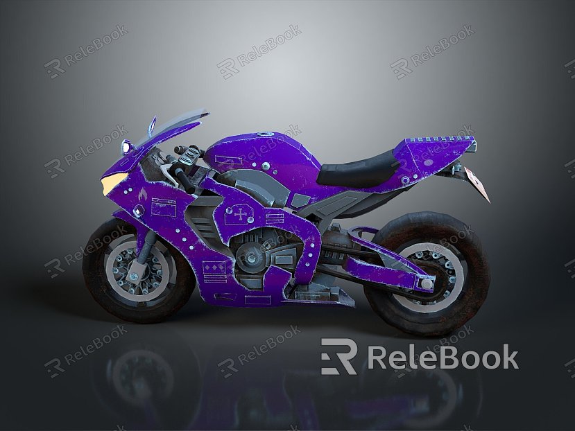 Motorcycle Two-wheeled Motorcycle Cross-country Motorcycle Road Race Motorcycle Motor Vehicle Transport model