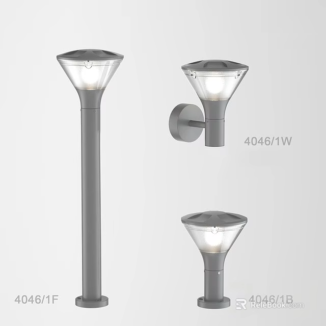 Modern Wall Lamp With Sleek Metal Construction And Transparent Shade Design 3d model 