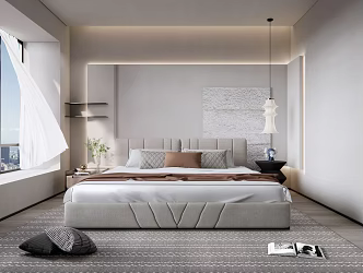 Modern Bedroom 3d model