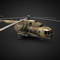 Modern Helicopter Army Helicopter 3d model
