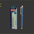 Reynolds Etter Classic Blue Ballpoint Pen With XL10 Packaging Design