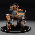 Modern Robot Doomsday Concept Mecha Scout Vehicle Transporter 3d model