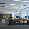 Modern Multiplayer Office 3d model