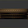 Ancient Roman Colosseum Architectural Model With Circular Arches And Layered Structure