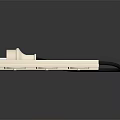 White Electrical Power Strip With Plug And Multiple Outlets For Household Appliance Use