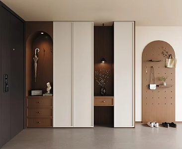 Modern Antique Shoe Cabinet Home Cabinet Decorative Cabinet Small Chandelier Shoes 3d model