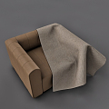 Modern single sofa 3d model